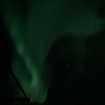aurores boréales Laponie train Îles Lofoten