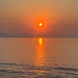 slow travel coucher de soleil Sicile